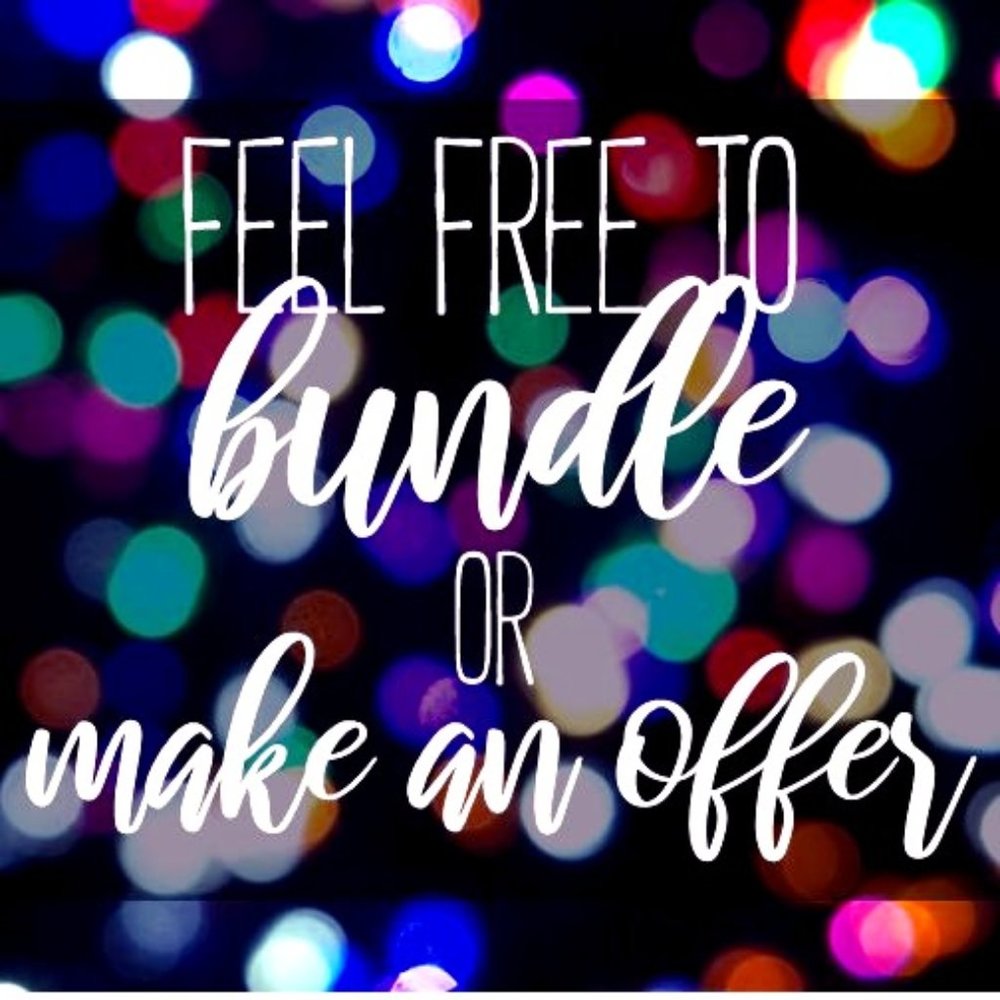 Feel free to bundle items or make me an offer